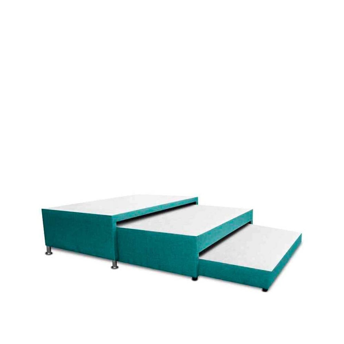 MAGIC CLASS - CAMA NIDO DUPLEX 120X190 ECOCUERO AZUL