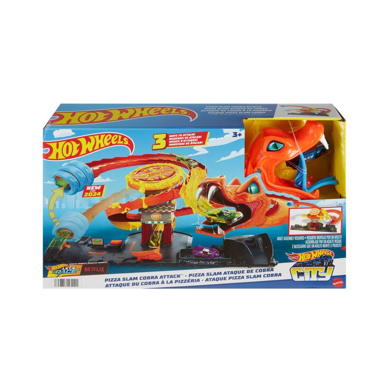Wheels Pizza Slam Pista Hot Wheels Serpiente Roja Precio 