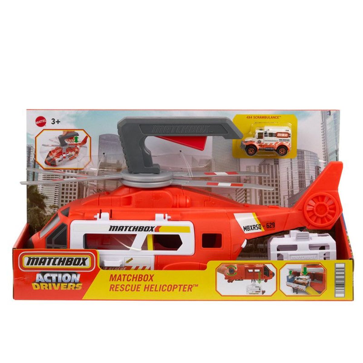 MATCHBOX - Matchbox Helicóptero De Rescate