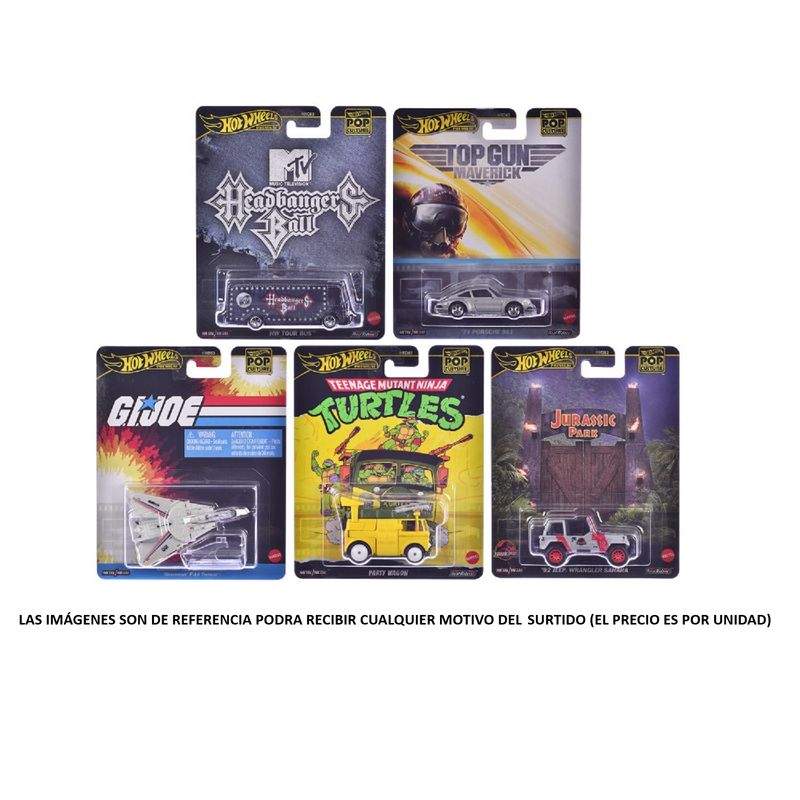 HOT WHEELS - Hot Wheels Collector Auto Cultura Pop Surtido Sorpresa