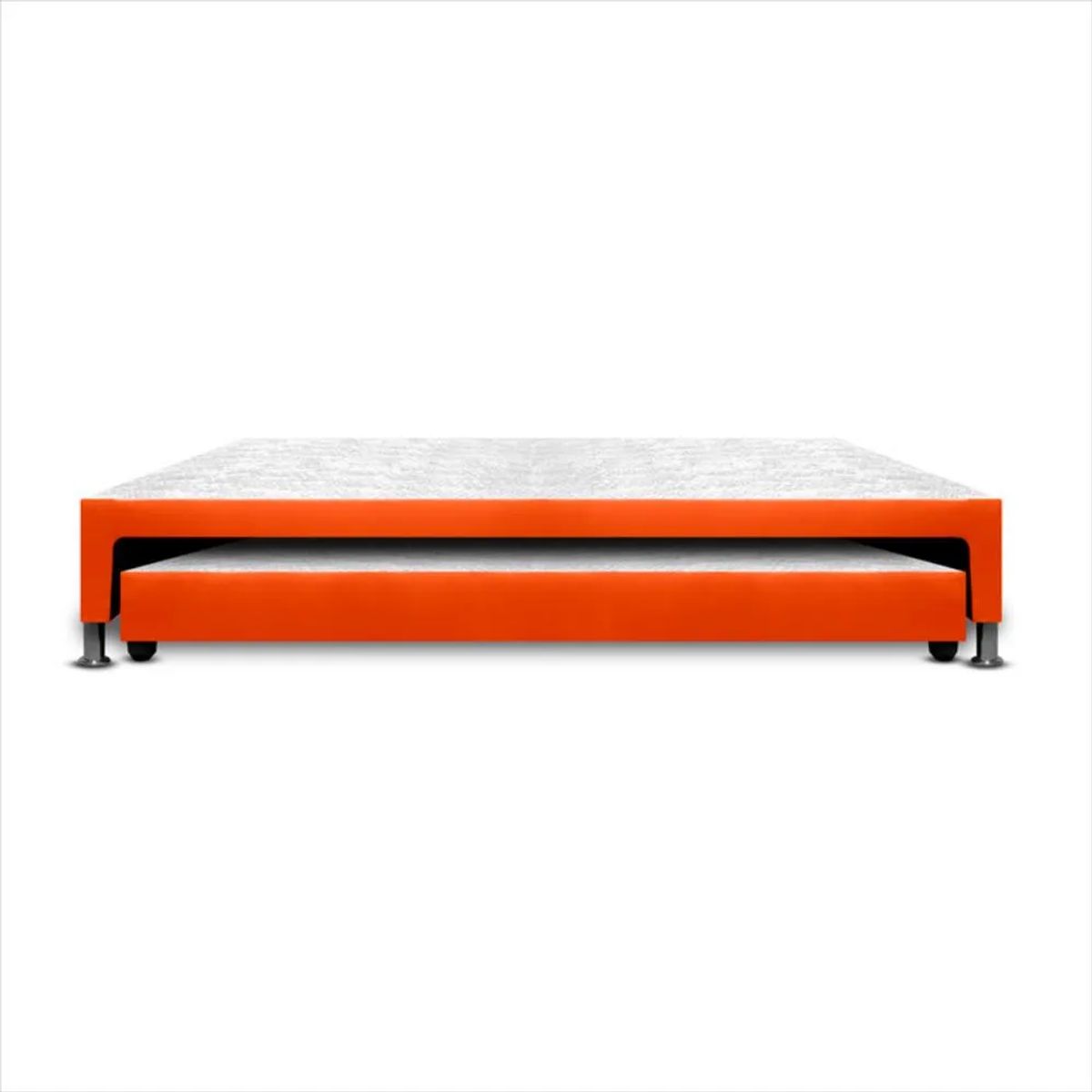 MAGIC CLASS - CAMA NIDO DUPLEX 120X190 MICROFIBRA NARANJA