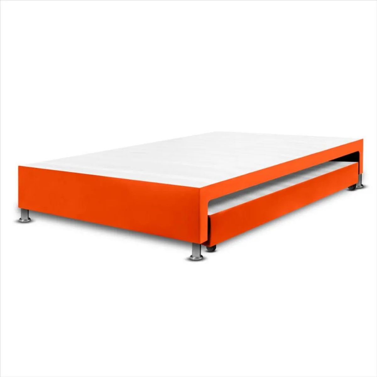 MAGIC CLASS - CAMA NIDO DUPLEX 120X190 MICROFIBRA NARANJA