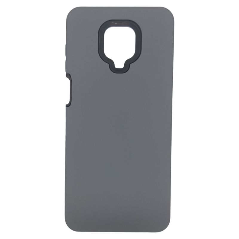 GENERICO - Funda Estuche Rígido Antigolpes Para Xiaomi Redmi Note 9s GRIS