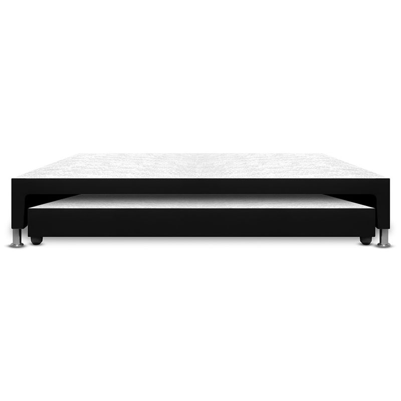 MAGIC CLASS - CAMA NIDO DUPLEX 140X190 MICROFIBRA NEGRO