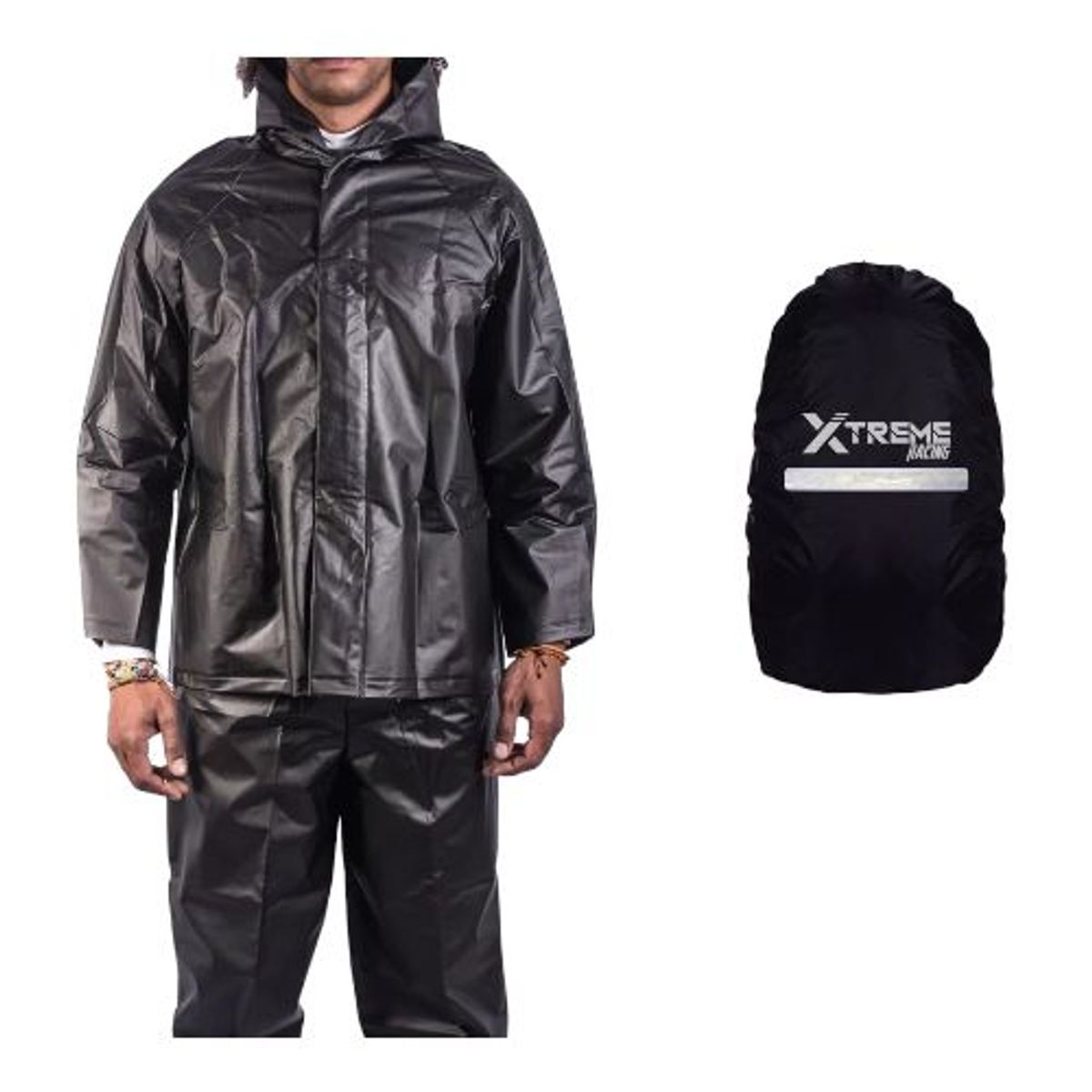AFM - CONJUNTO IMPERMEABLE + GUANTES + FORRO MALETA