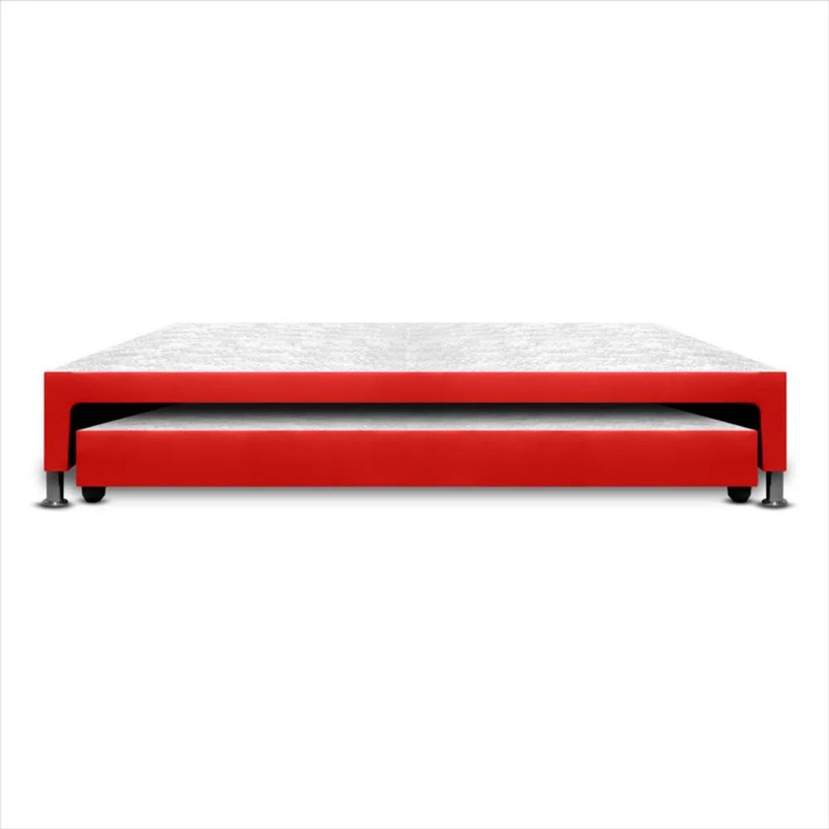 MAGIC CLASS - CAMA NIDO DUPLEX 140X190 MICROFIBRA ROJO