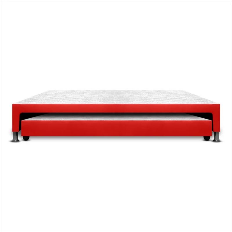 MAGIC CLASS - CAMA NIDO DUPLEX 140X190 MICROFIBRA ROJO