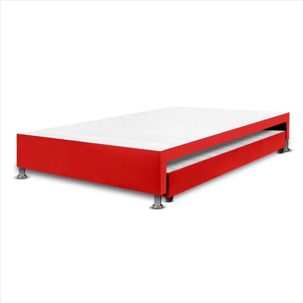 MAGIC CLASS - CAMA NIDO DUPLEX 140X190 MICROFIBRA ROJO