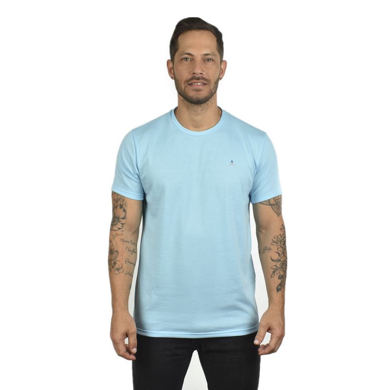 HAMER - Camiseta basica Hamer para hombre bordada en el frente