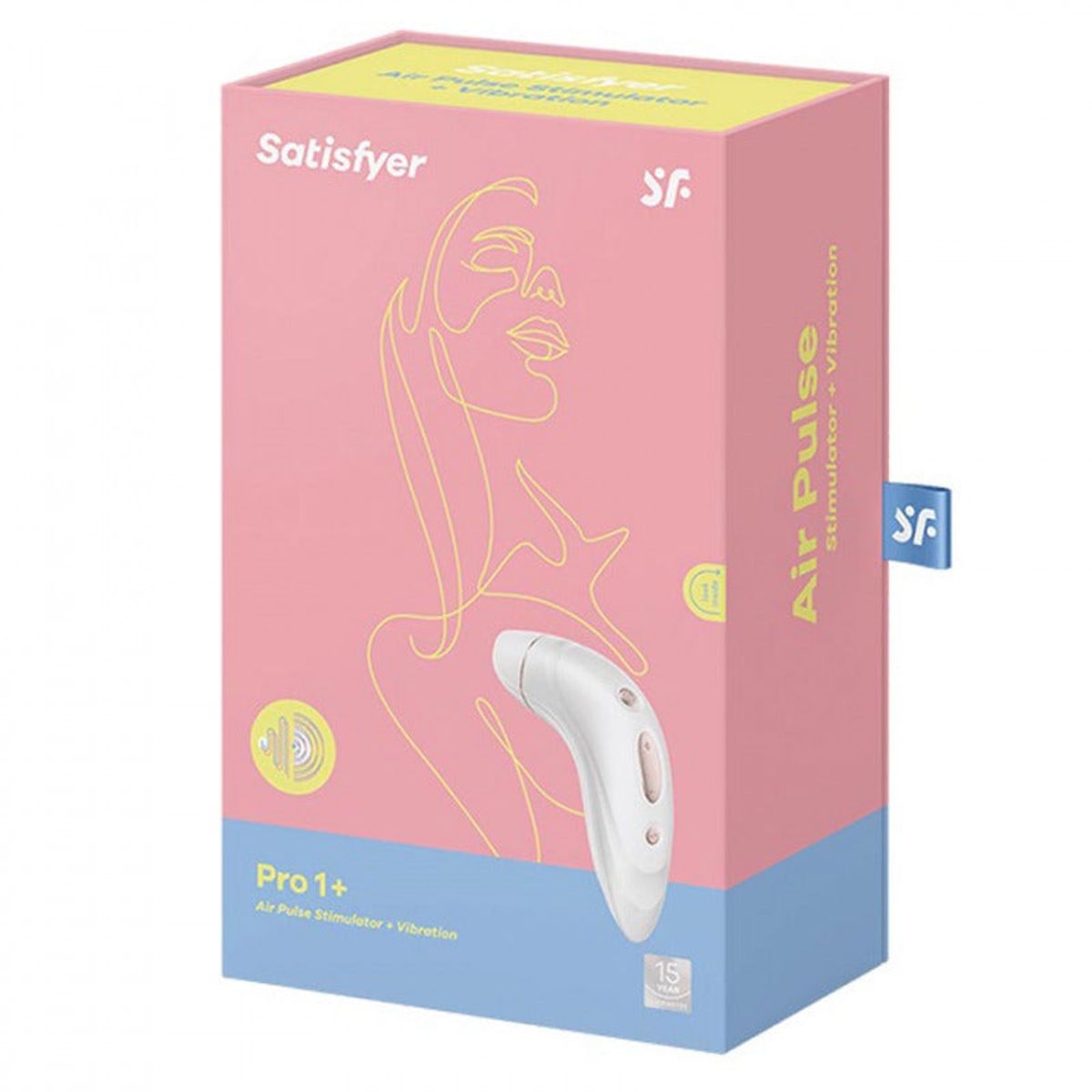 SATISFYER - Satisfyer Pro 1+ Estimulador Íntimo con Ondas de Presión y Vibración Recargable Resistente al Agua