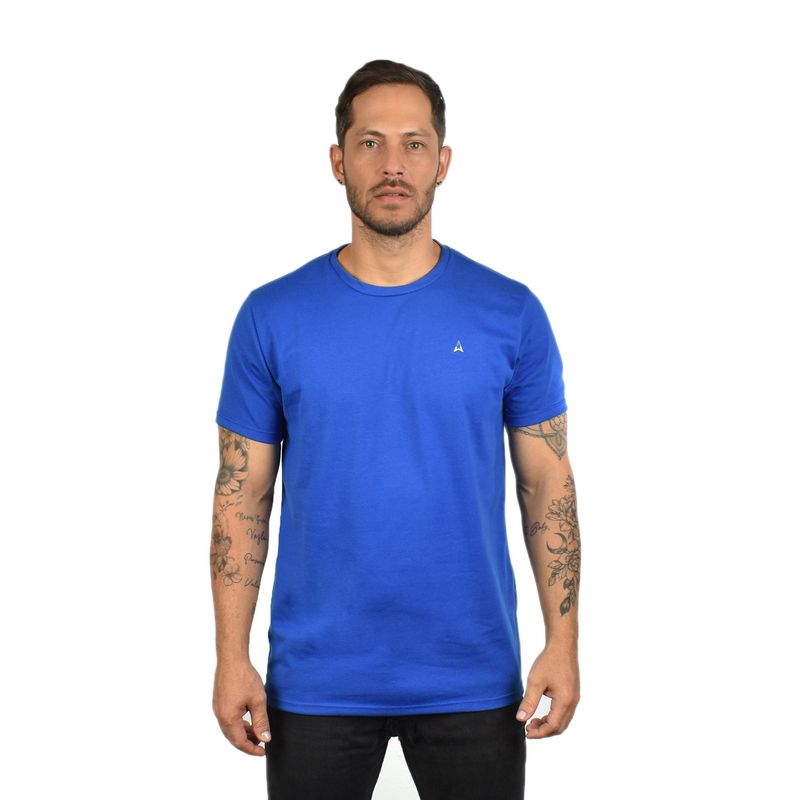 HAMER - Camiseta basica Hamer para hombre bordada en el frente