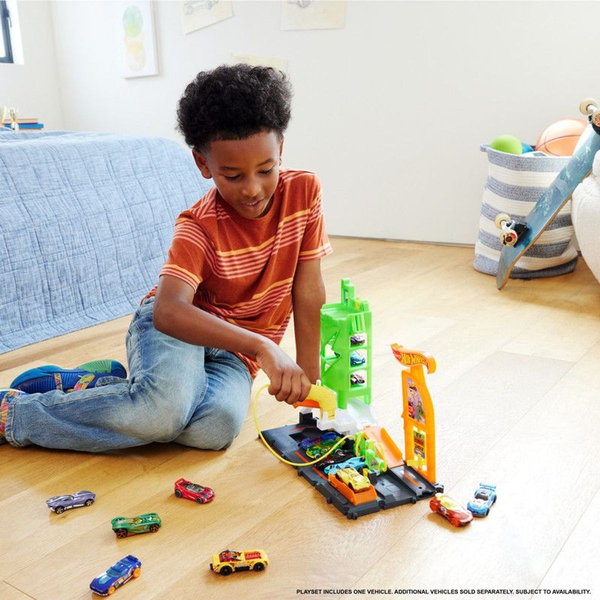 HOT WHEELS - Hot Wheels City Pista Súper Estación De Gasolina