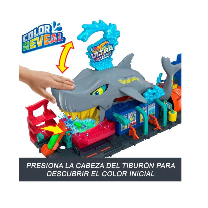 Mega Garage Pista Hot Wheels Tiburon Hot Wheels City Pista De