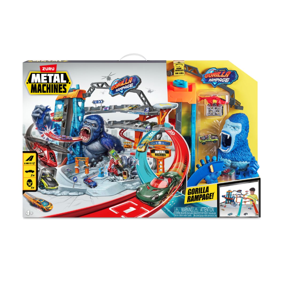 ZURU - Pista De Carreras Metal Machines Gorilla Rampage