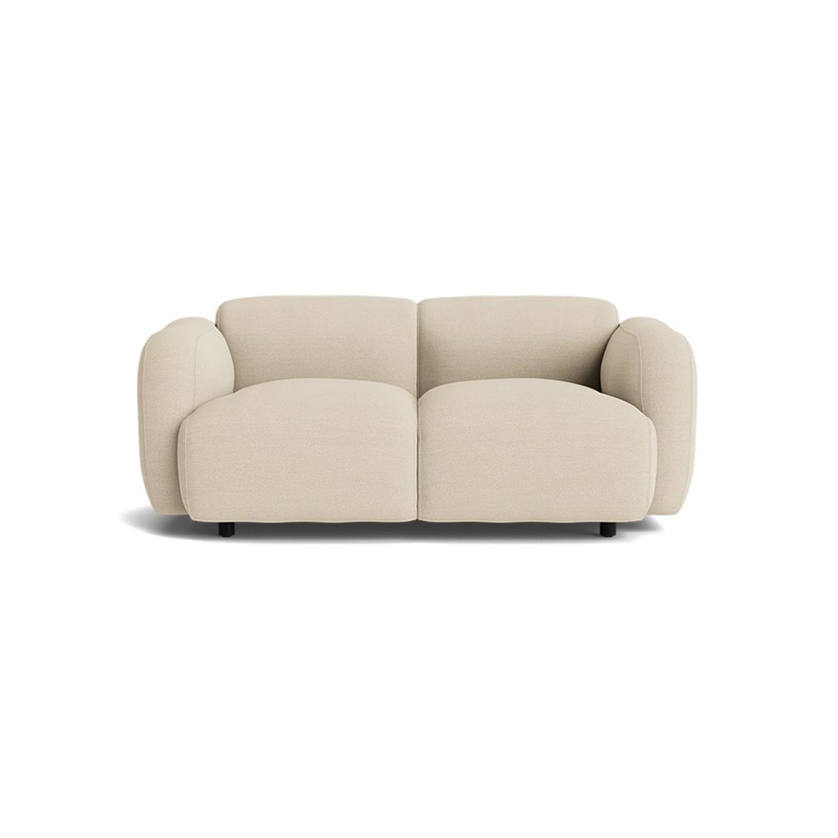 DELUXE FURNITURE - Sofá Hung 2 puestos Beige tela anti fluidos premium 167x93x70