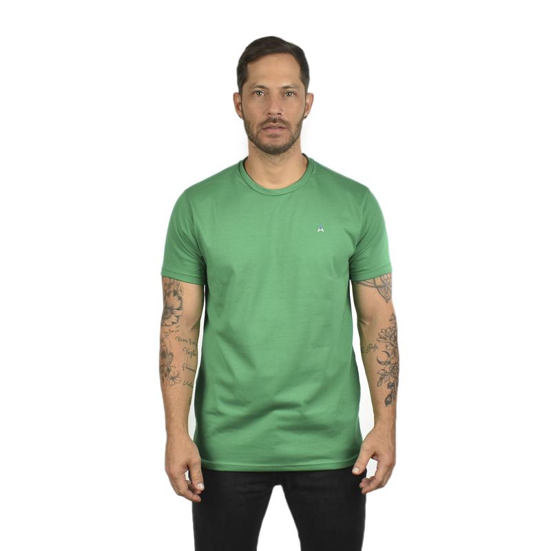 HAMER - Camiseta basica Hamer para hombre bordada en el frente
