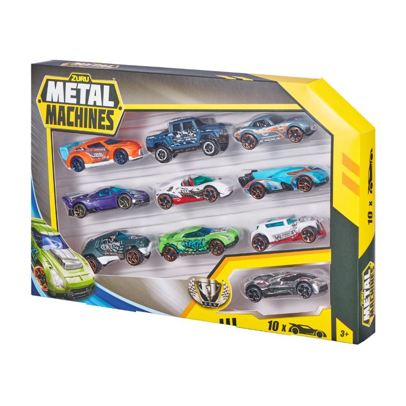 ZURU - Carritos Die Cast Nitro Raider - Escape Metal Machines X 10