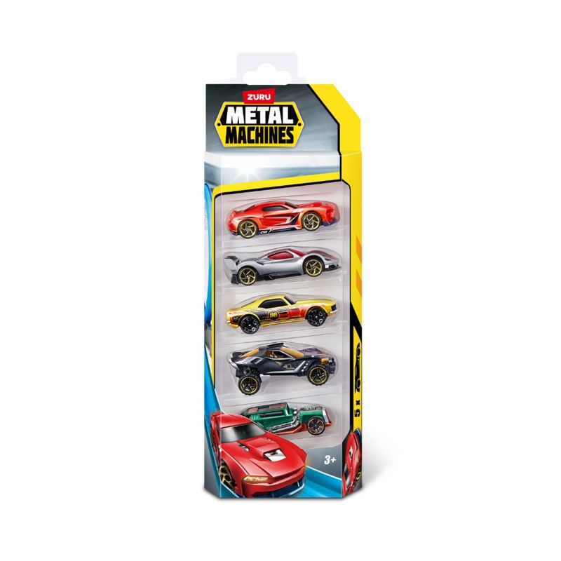 ZURU - Carritos Metal Machines Die Cast Top G - Dragsta 5 Unidades
