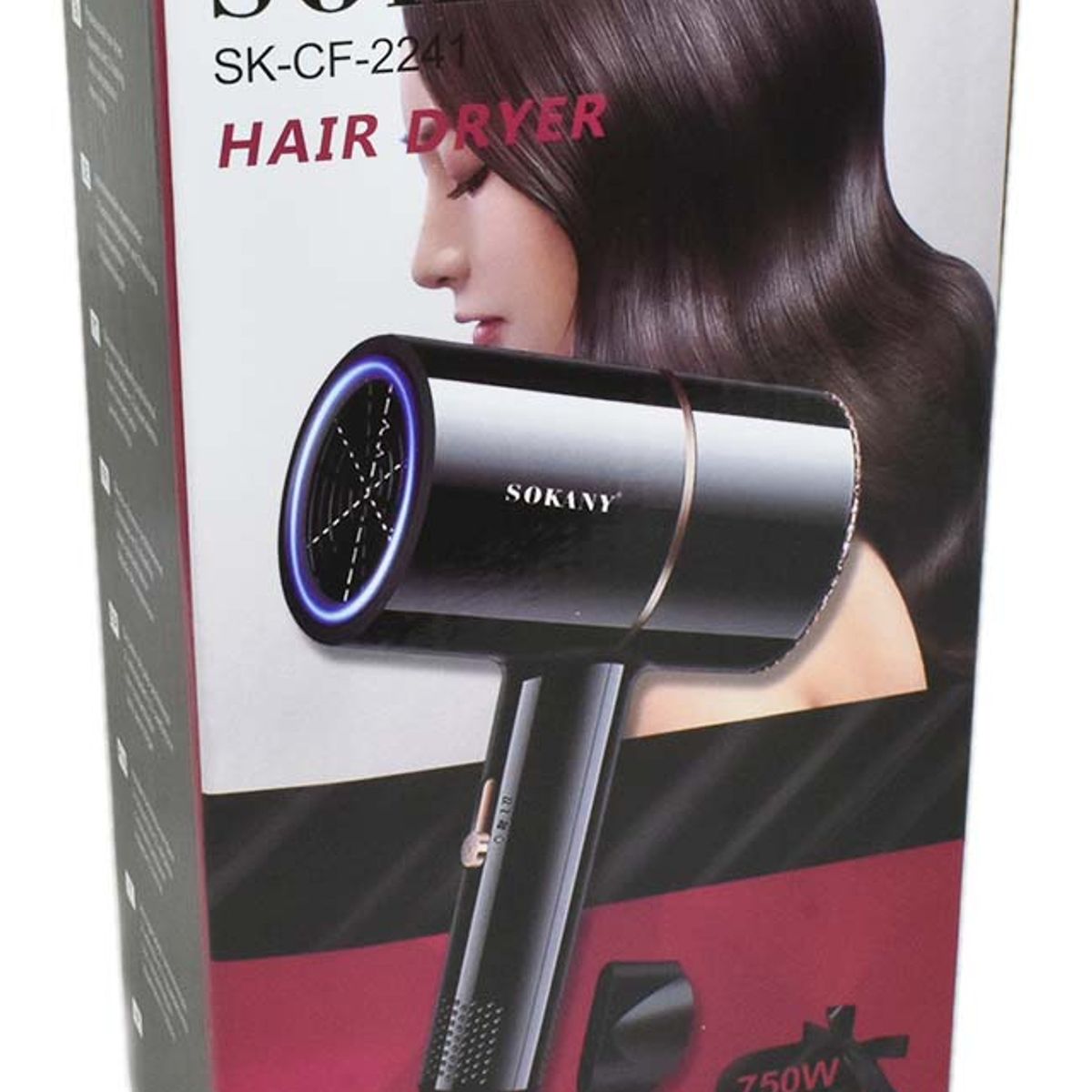 SOKANY - Secador para  Cabello Profesional 750w Sokany