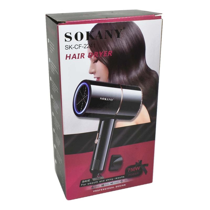 SOKANY - Secador para  Cabello Profesional 750w Sokany