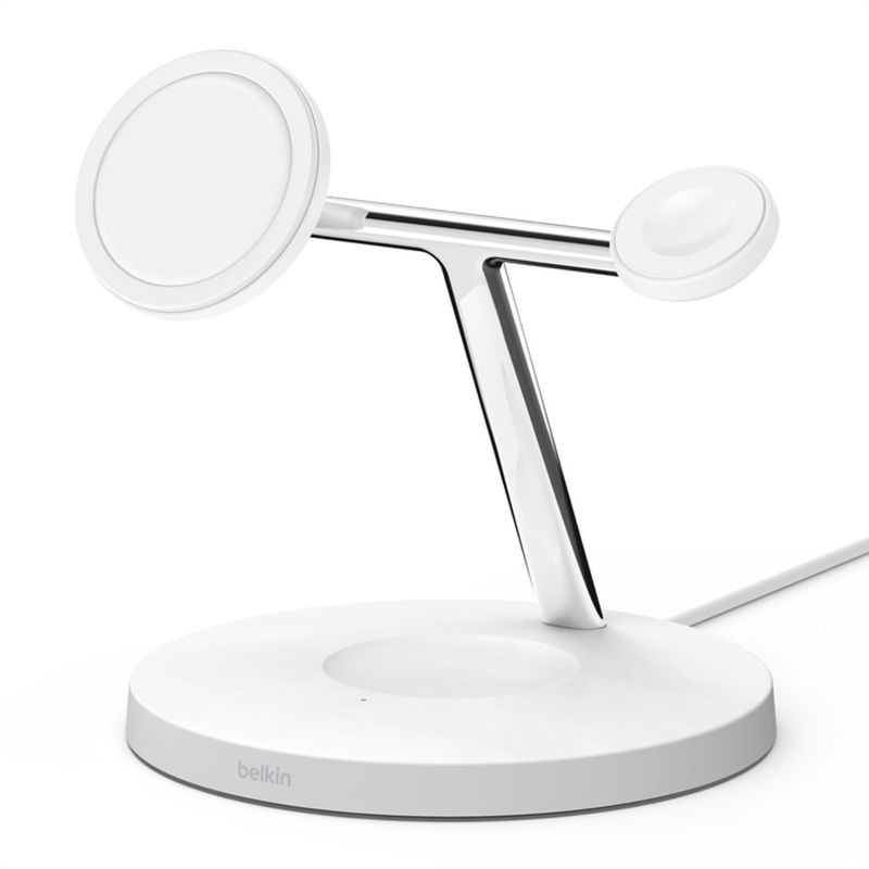 BELKIN - Cargador Inalámbrico 3en1 Magsafe 15w Belkin Boostcharge Pro