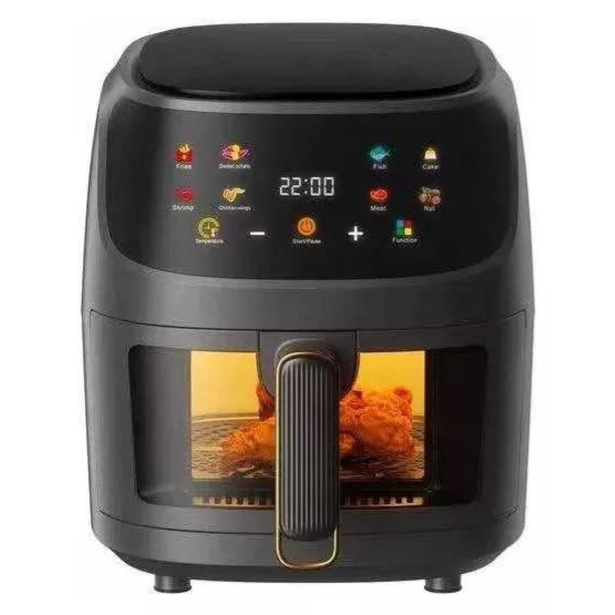 GENERICO - Freidora De Aire Digital 8 Litros Sin Aceite Air Fryer