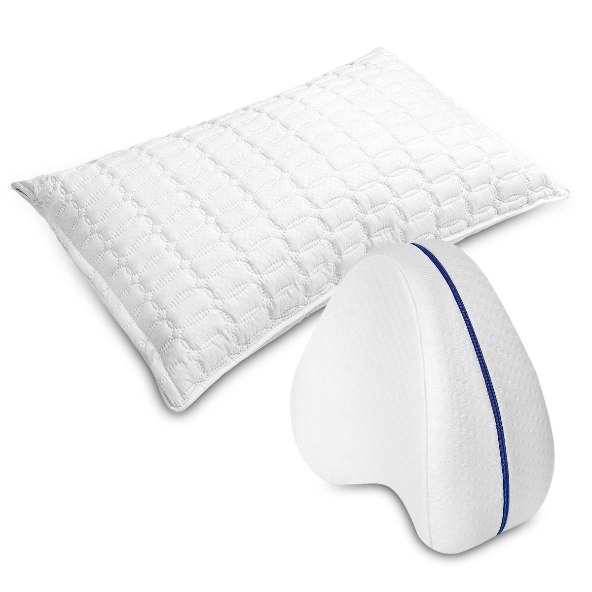ENERGY PLUS - Set X2 Almohada ultrasonido + Almohada ortopédica de apoyo