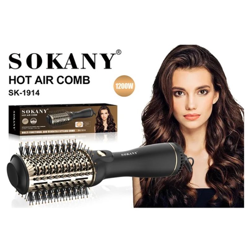 SOKANY - Cepillo Secador 3 en 1 Sokany