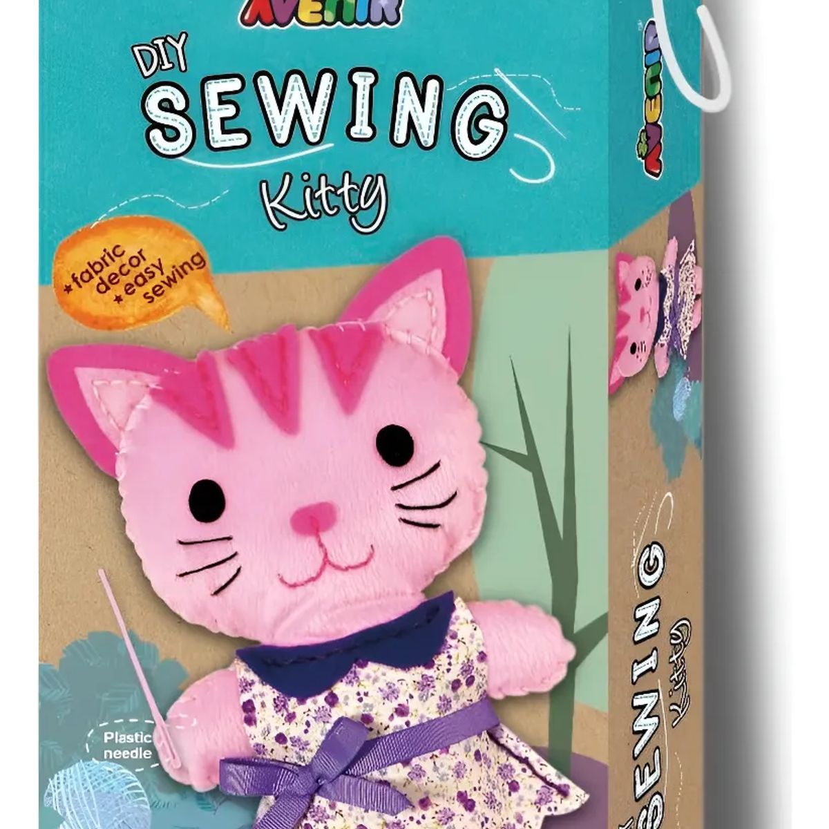 JUGANDO Y EDUCANDO - Juguete Niñas Set De Arte Y Diseño Amigos Tejidos Gato