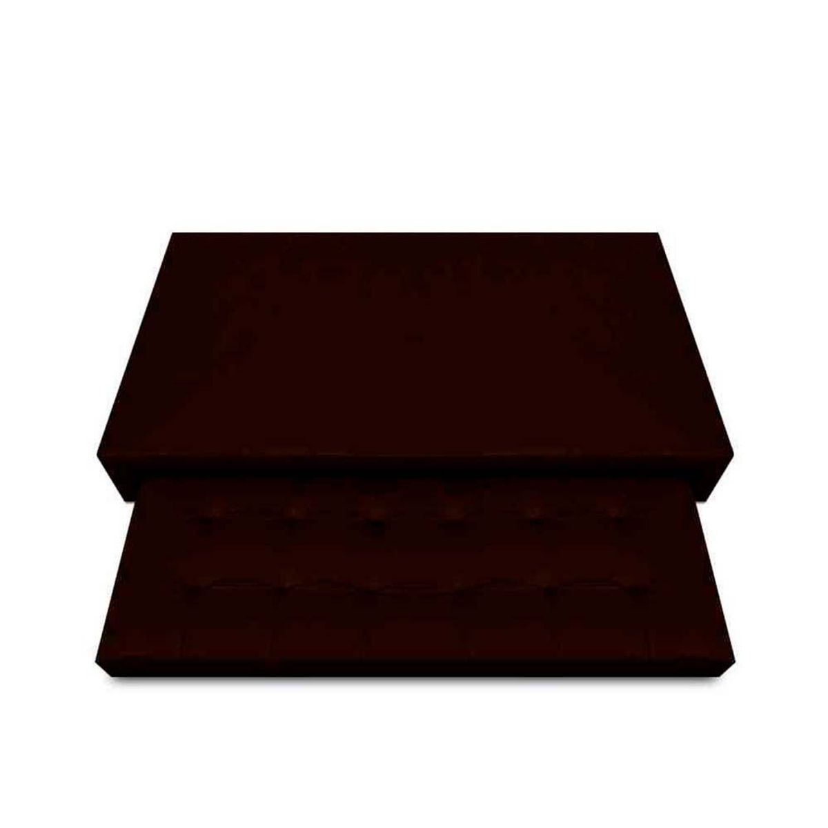 MAGIC CLASS - BASE CAMA NIDO JAFAR 100X190 ECOCUERO CAFÉ