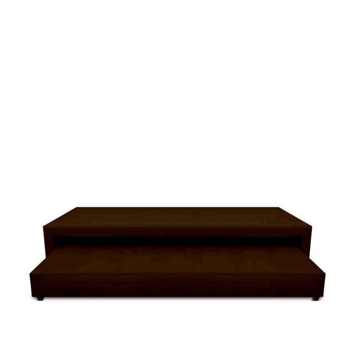 MAGIC CLASS - BASE CAMA NIDO JAFAR 100X190 ECOCUERO CAFÉ