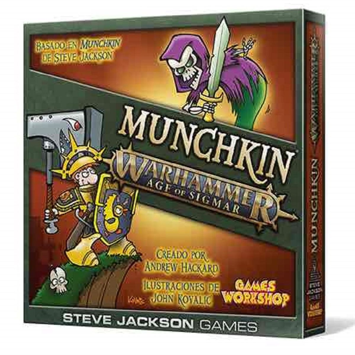 ASMODEE - Munchkin Age Of Sigmar Juego de Mesa