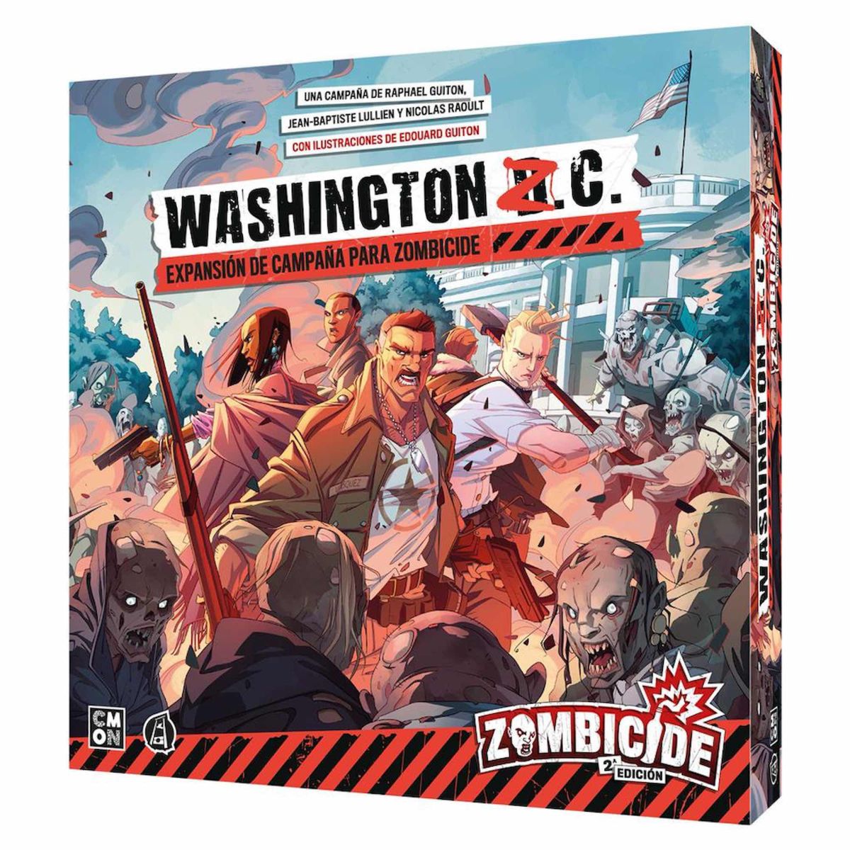 ASMODEE - Zombicide 2 Edición Washington Z.c.- Expansión Español!!