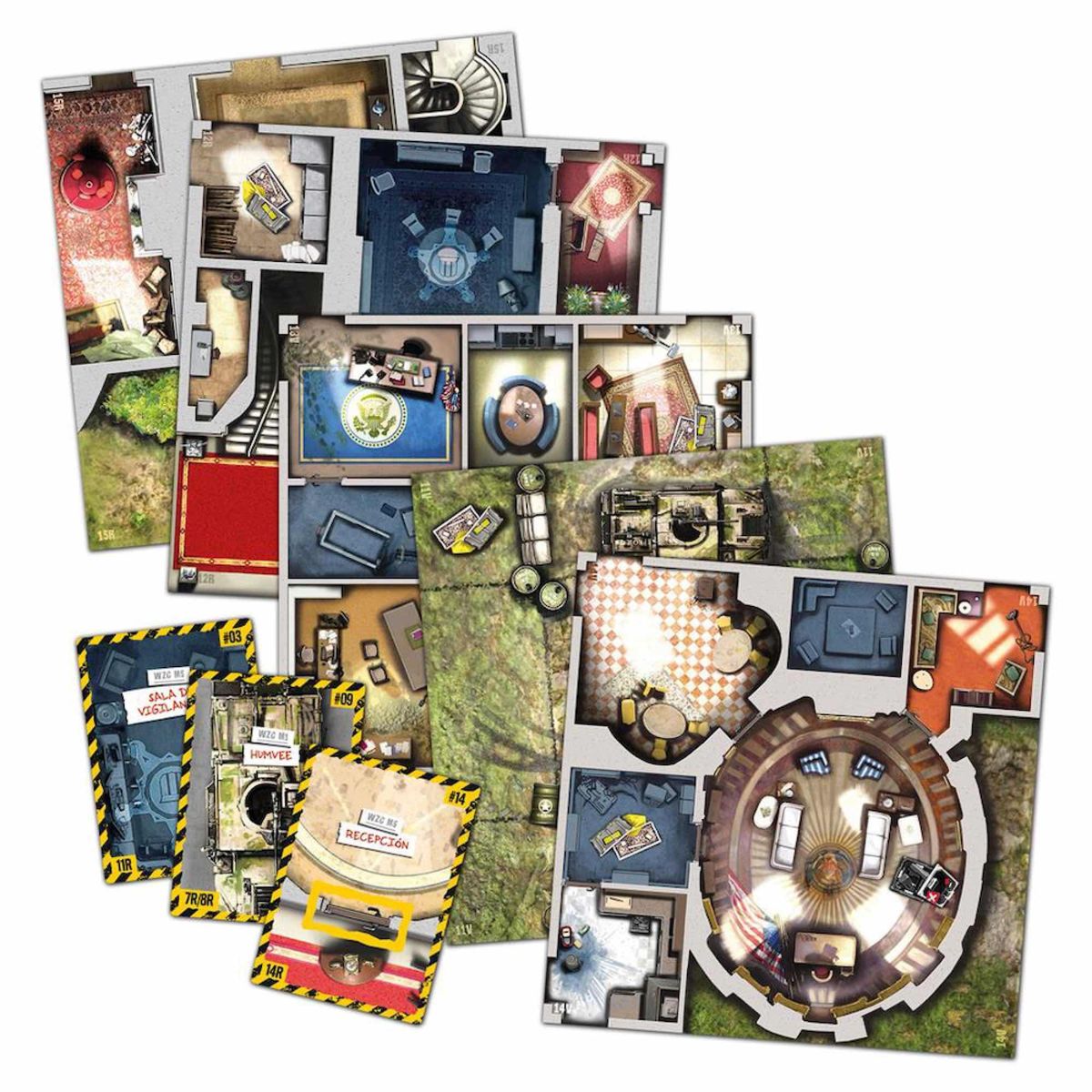 ASMODEE - Zombicide 2 Edición Washington Z.c.- Expansión Español!!