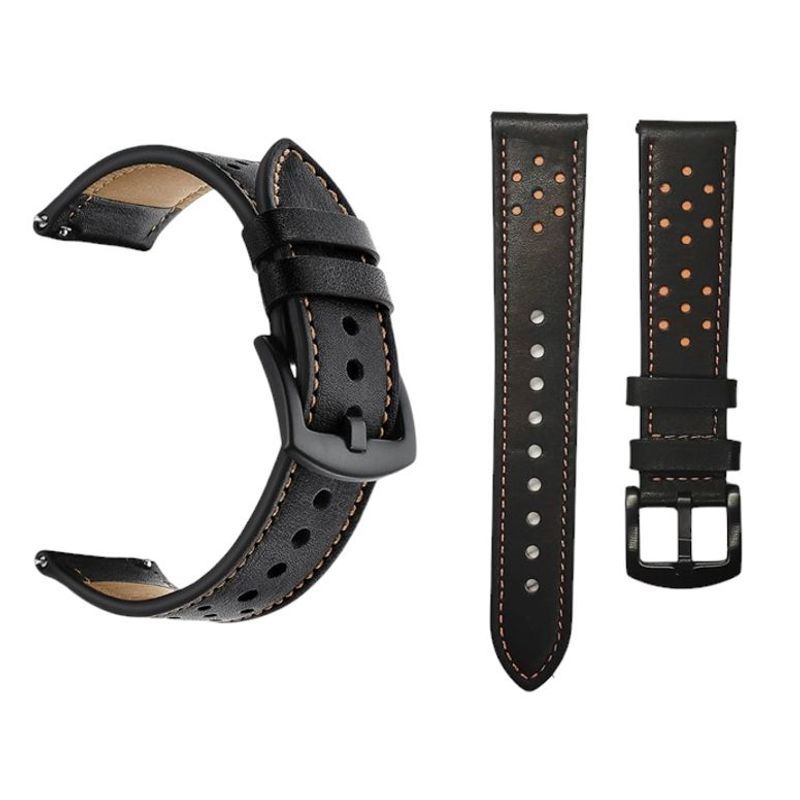 GENERICO - Pulso Cuero Compatible Huawei Gt  Gt2 GT3 y GT4 de 46mm pulso 22mm