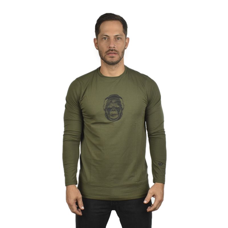 GOCO - Polo Audax para hombre estampada con bolsillo