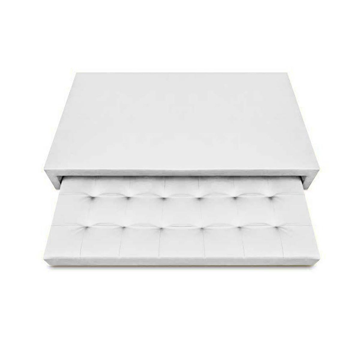 MAGIC CLASS - BASE CAMA NIDO JAFAR120X190 ECOCUERO BLANCO