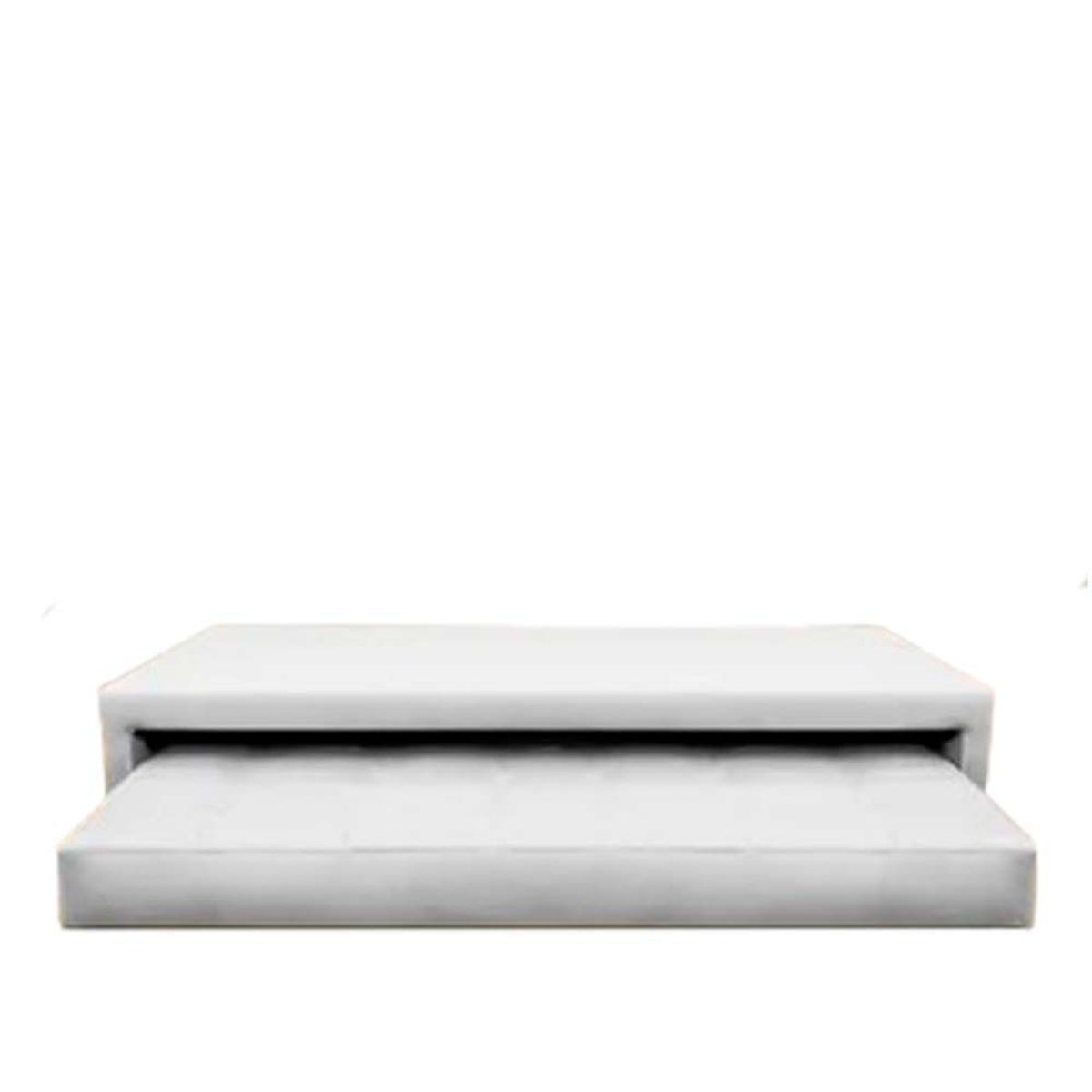 MAGIC CLASS - BASE CAMA NIDO JAFAR120X190 ECOCUERO BLANCO