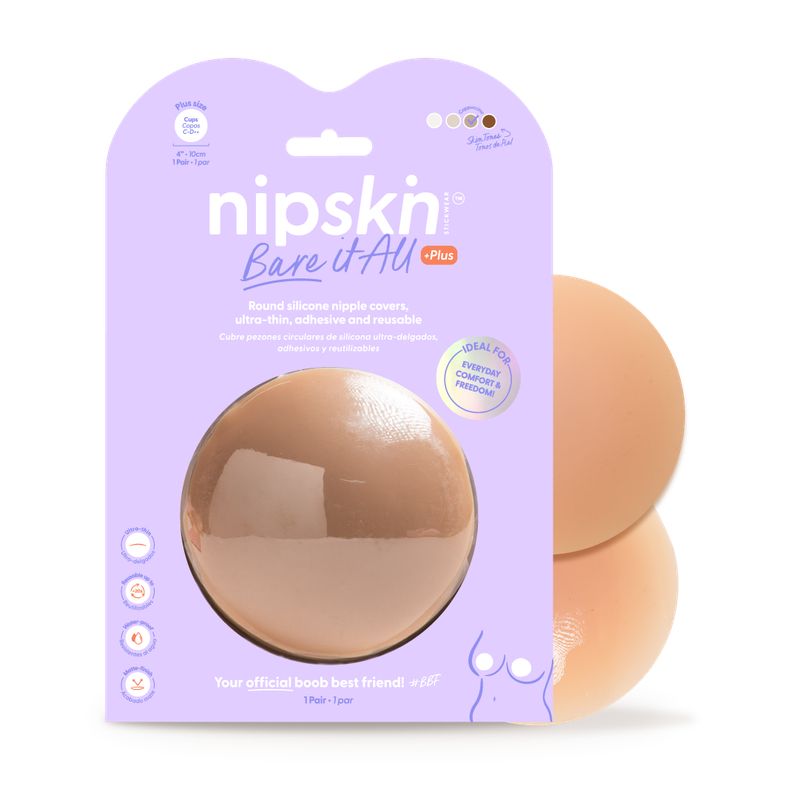 NIPSKIN - Cubre Pezón  Adhesivos Reutilizables Ultradelgados