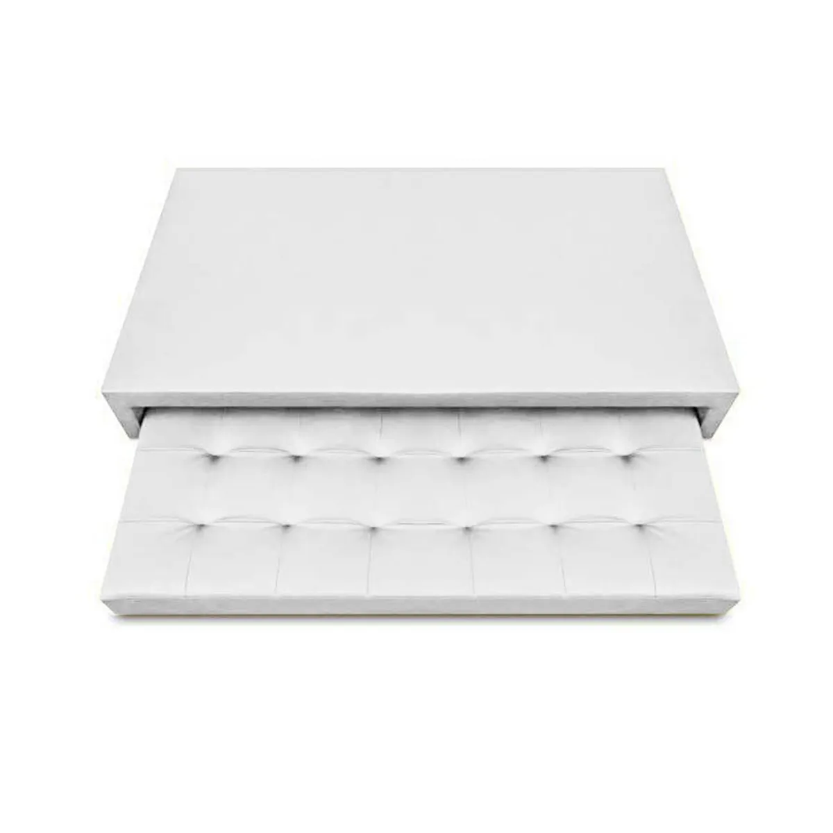MAGIC CLASS - BASE CAMA NIDO JAFAR120X190 MICROFIBRA BLANCO