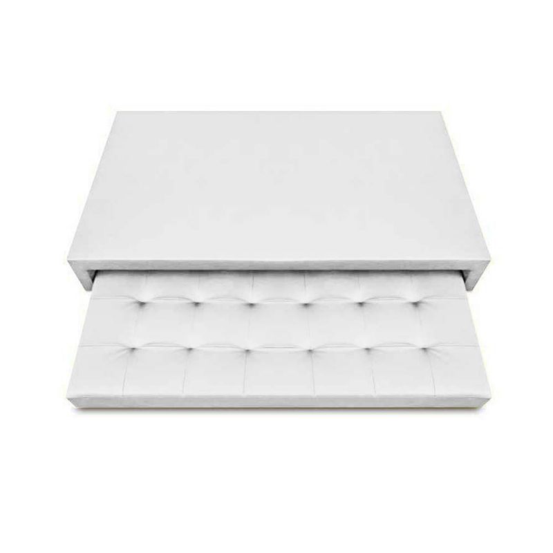 MAGIC CLASS - BASE CAMA NIDO JAFAR120X190 MICROFIBRA BLANCO