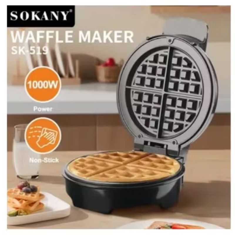GENERICO - Wafflera redonda sokany dt-134