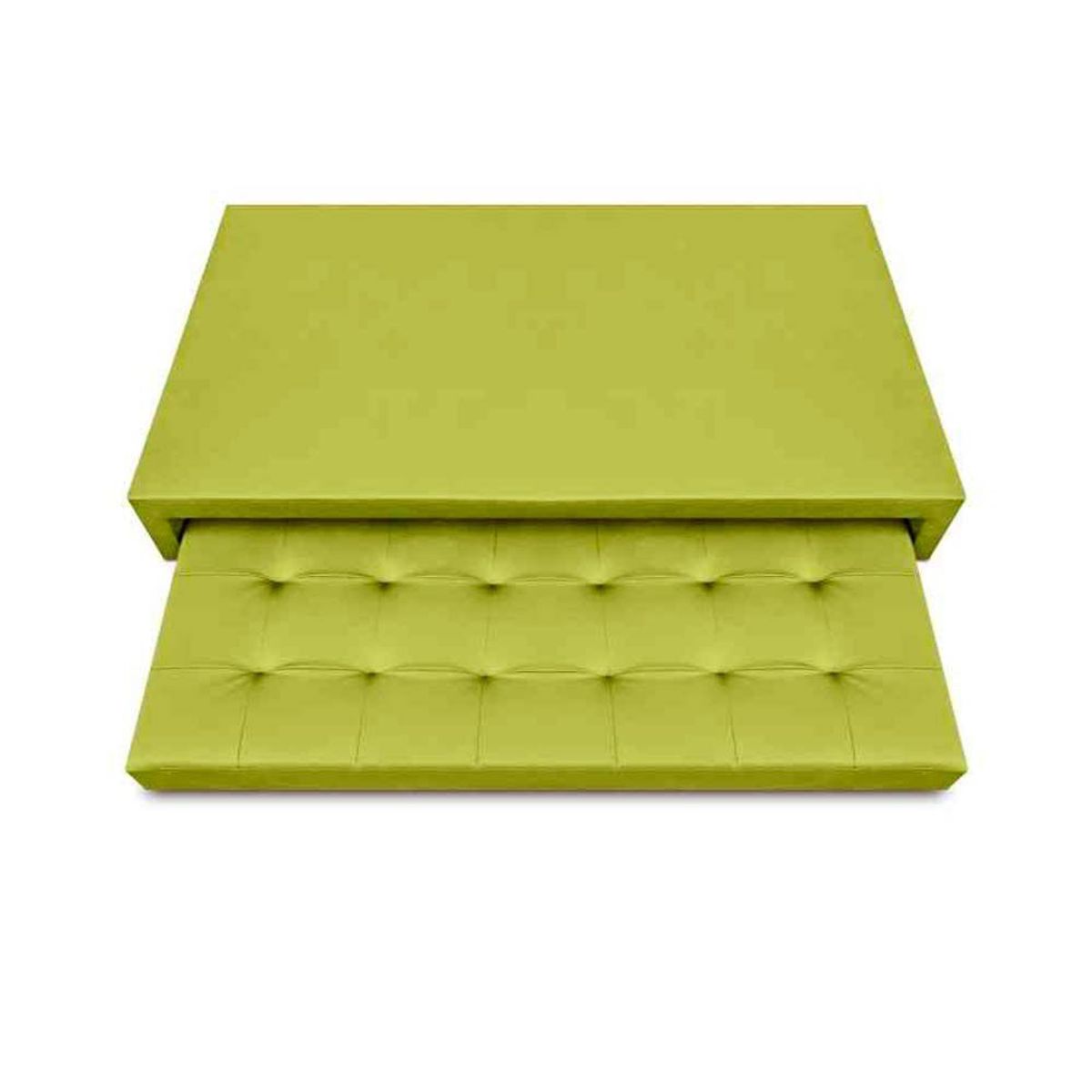MAGIC CLASS - BASE CAMA NIDO JAFAR140X190 ECOCUERO VERDE