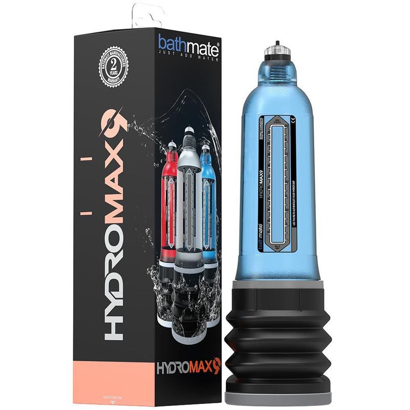BATHMATE - Bathmate Bomba Para el Pene Bathmate Hydromax 9 Azul