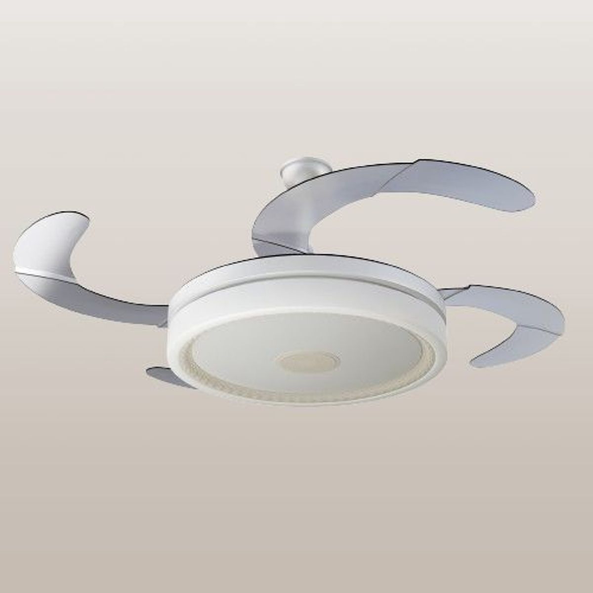 GENERICO - Abanico Ventilador de techo con iluminacion y bocina