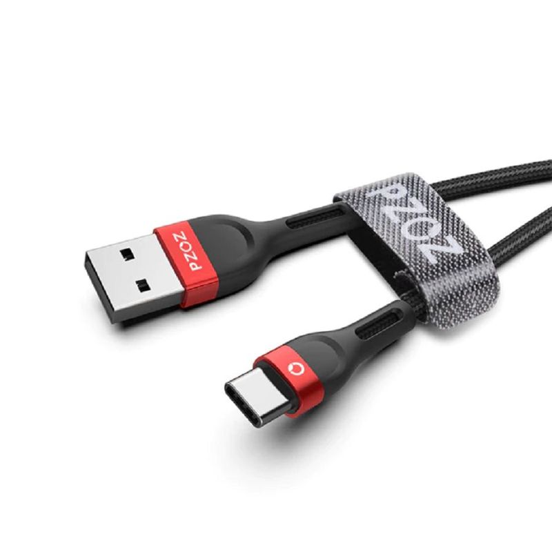 GENERICO - Cable Tipo C Carga Rápida 1m + Datos + Nylon  PZOZ