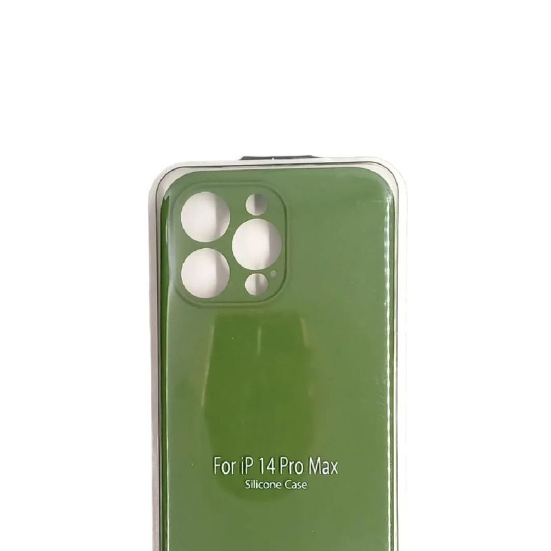 GENERICO - Forro Silicone Case Compatible con Iphone 14 Pro Max Verde