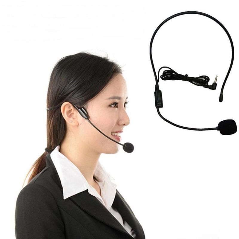 GENERICO - microfono ts tipo diadema para computadores trs video grabadoras