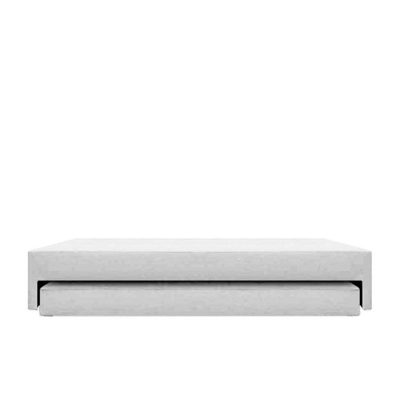 MAGIC CLASS - CAMA NIDO JAFAR DOBLE COLCHÓN100X190 MICROFIBRA BLANCO