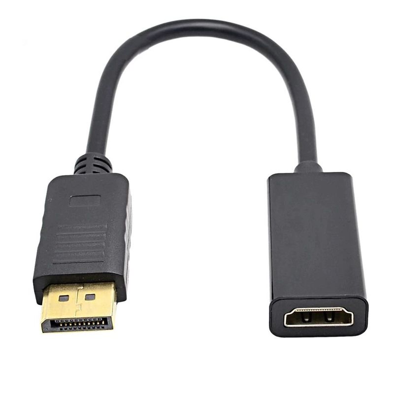 GENERICO - Dp to hdmi cable adaptador macho a hembra displayport  grwibeou